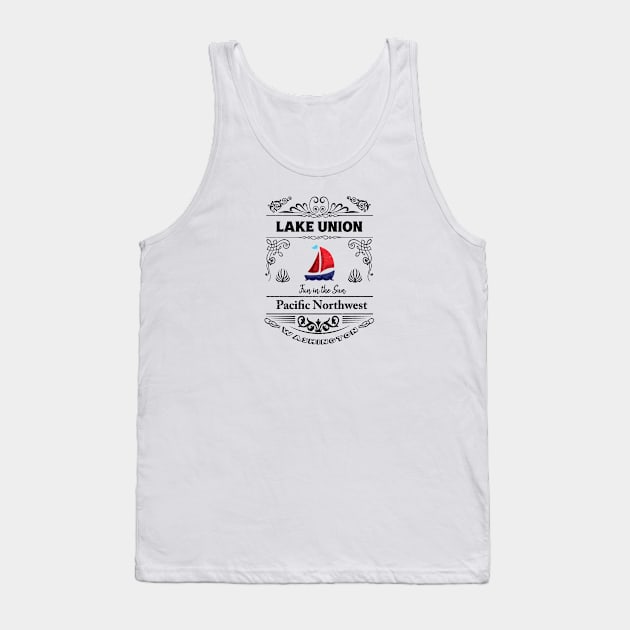 Lake Union Washington Tank Top by artsytee